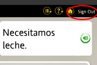 Sign Out of Rosetta Stone