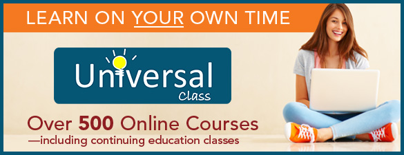 Learn on your own time: Universal Class