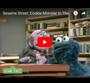 Cookie Monster wants to check out cookies!