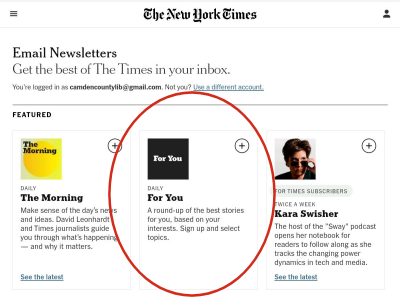 Newsletters - The New York Times