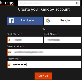Create a Kanopy account.
