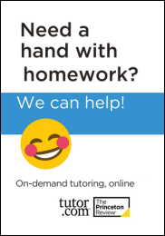 Get one-on-one tutoring with Tutor.com