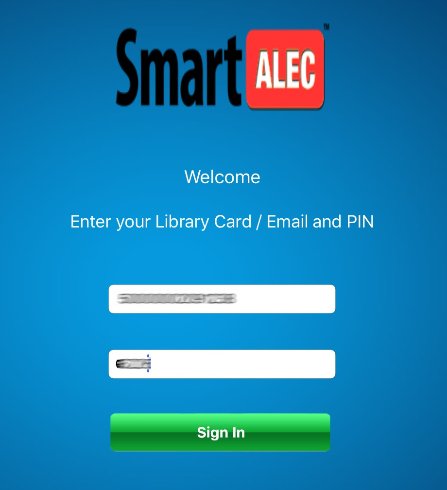 Sign in to SmartAlec